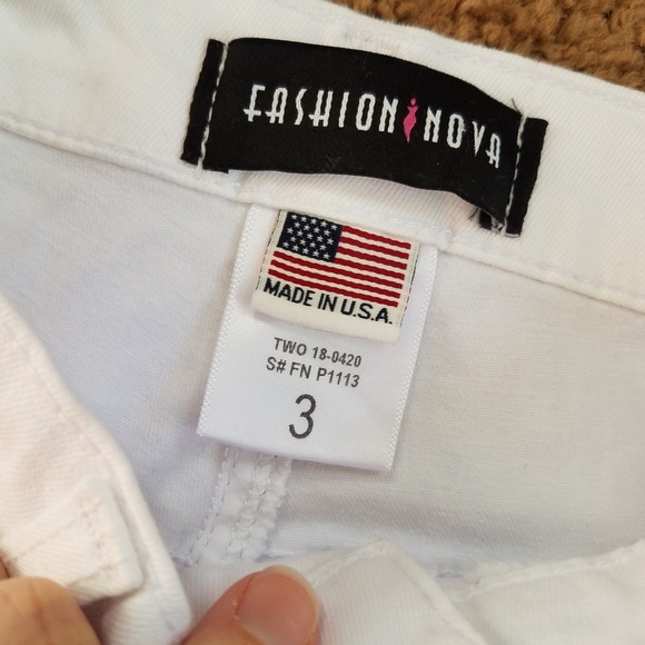 White NWOT Fashion Nova High Waist Skinny Jeans - Picture 7 of 11